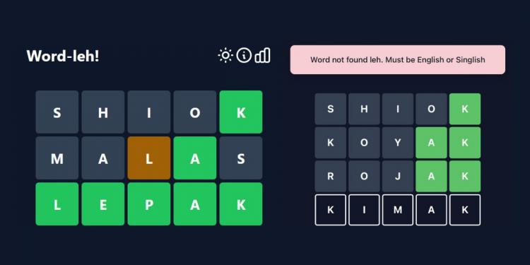 Wordle is now in Singlish!