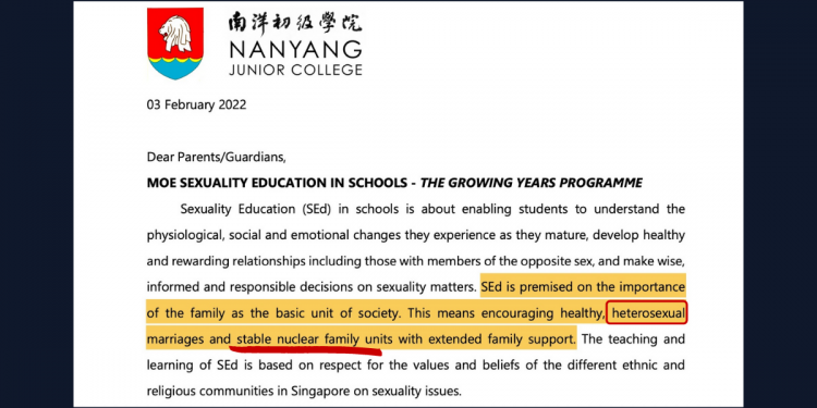 NYJC Sex Ed letter promoting heterosexuality and nuclear families garners criticism