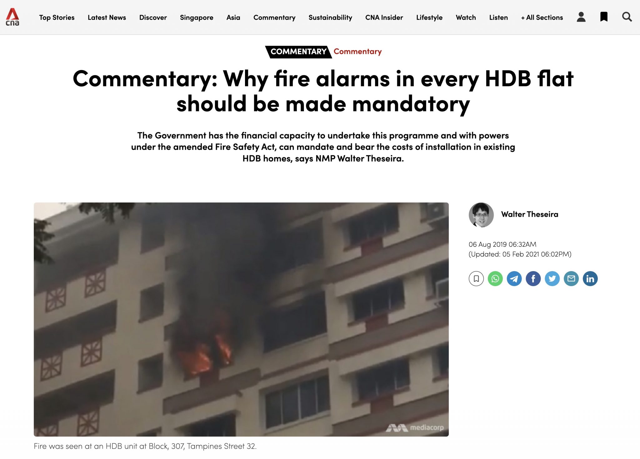 4 fires in 1 week It's time to make fire alarms compulsory for all