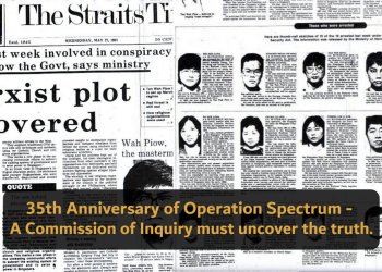 35th Anniversary of Operation Spectrum – A Commission of Inquiry must uncover the Truth