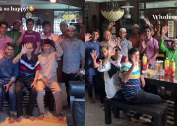 So wholesome! – Family invites 8 migrant workers and a “cute Chinese uncle” into their home for Hari Raya