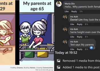 “Both parents female?” HDB replaces cartoon after people with too much time read too much into it