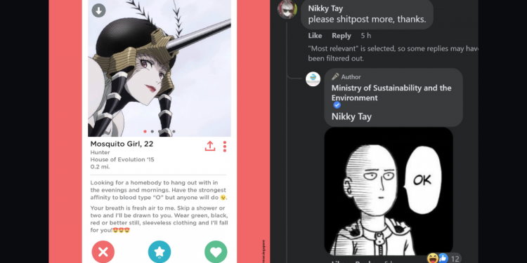 BLOCK Mosquito Girl: Environment Ministry’s dengue meme and One Punch Man reference amuses netizens