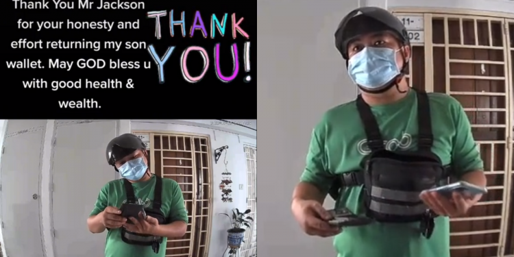 Grab rider, Mr Jackson, personally returns boy’s wallet to his front door