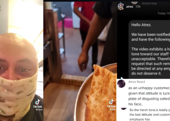 “You want me throw at your face?” – Atrez lashes out at Springleaf staff over prawn in his $12.50 Prata