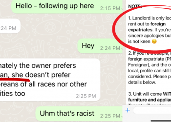 “Only looking to rent to foreign expats” – Singaporeans lodge complaints against discriminatory property listings