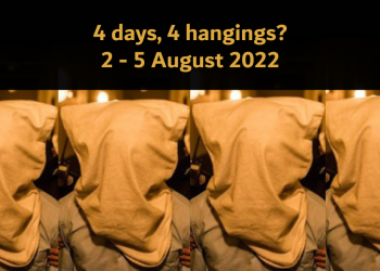 Singapore may hang 3 Singaporeans and 1 Malaysian this week for drug trafficking