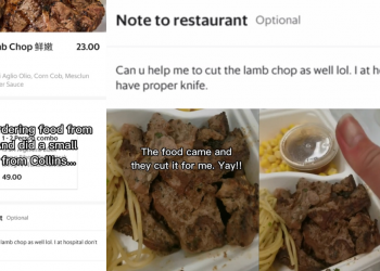 COLLIN’S at Lorong 25A Geylang praised for cutting up lamb chop for hospitalised TikToker