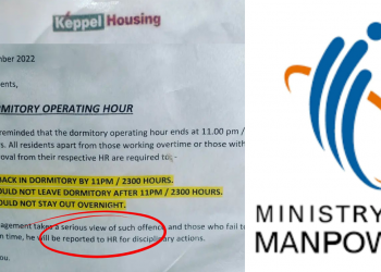 “Not allowed”: MOM clarifies position on movement restrictions that prevent migrant workers in dormitories from leaving for leisure