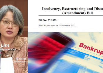 ‘I hope the bankruptcy experience is a less painful one’: WP MP Sylvia Lim raises questions from a debtor’s perspective on dealing with PTIBs