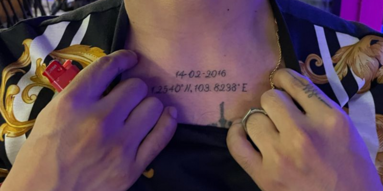 Learn More About The Brazilian With Singapore’s Coordinates Tattooed On His Neck