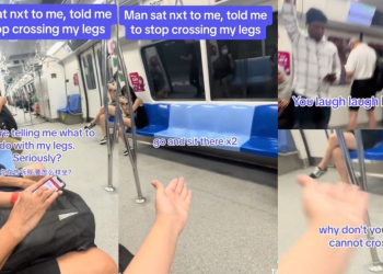 ‘Don’t tell me what to do with my body!’ Woman calls out Man who asked her not to cross her legs in MRT