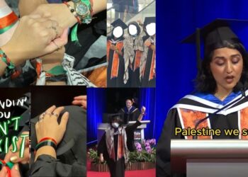 ‘Palestine, We See You’ – Yale-NUS Students show solidarity with Palestine during convocation