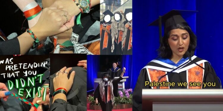 ‘Palestine, We See You’ – Yale-NUS Students show solidarity with Palestine during convocation
