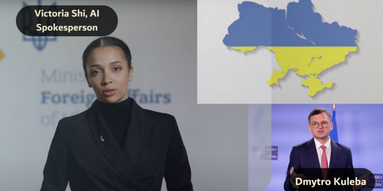 Ukraine Introduces AI Digital Spokesperson, Victoria Shi