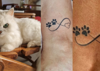 Mother and Daughter Commemorate Pet Cat with Memorial Tattoos