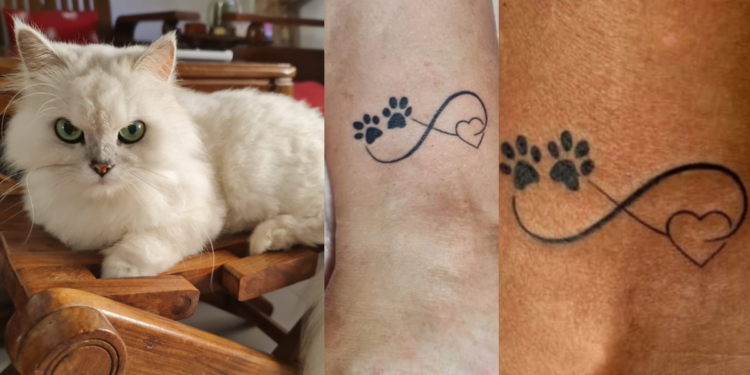 Mother and Daughter Commemorate Pet Cat with Memorial Tattoos