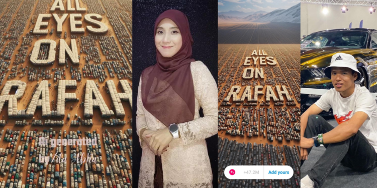 Malaysians Credit Battle Over Viral AI Image “All Eyes on Rafah”