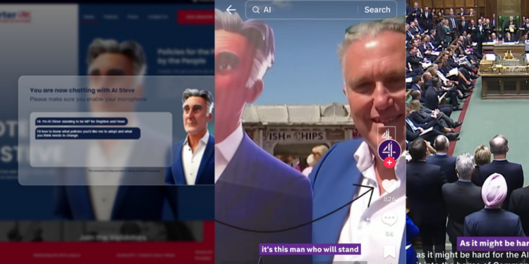 AI Steve: Chatbot Campaigns 24/7 for a Seat in UK Parliament