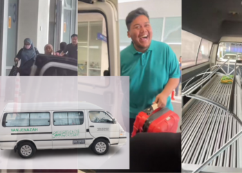 Friends Pull Off Hilarious Hearse Prank at Malaysian Airport