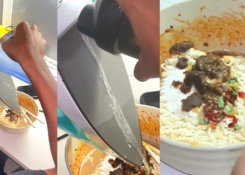 Innovative Cooking, Malaysian Student Uses Hot Iron to Make Instant Noodles