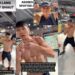 Woman confronts Topless Man with a Blue Razer who harassed Cold Storage staff in Plaza Singapura