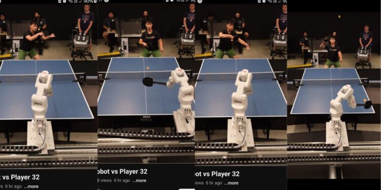 Is the Next Robot Table Tennis Olympic Champion in the Making?