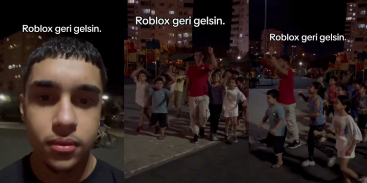 “Roblox Geri Gelsin!” – Turkish Kids Protest Roblox Ban