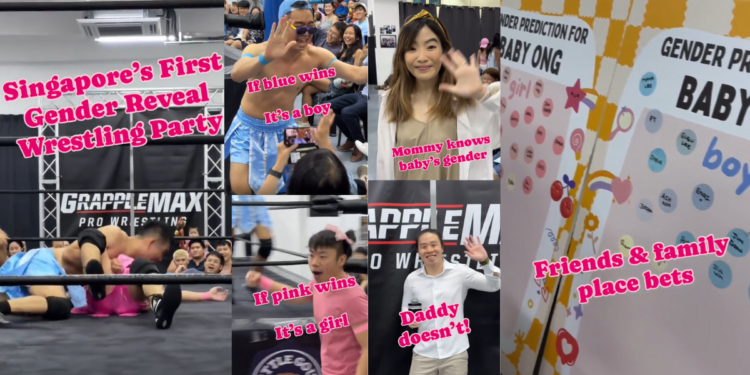 Singapore Hosts First-Ever Gender Reveal Wrestling Party at GrappleMax