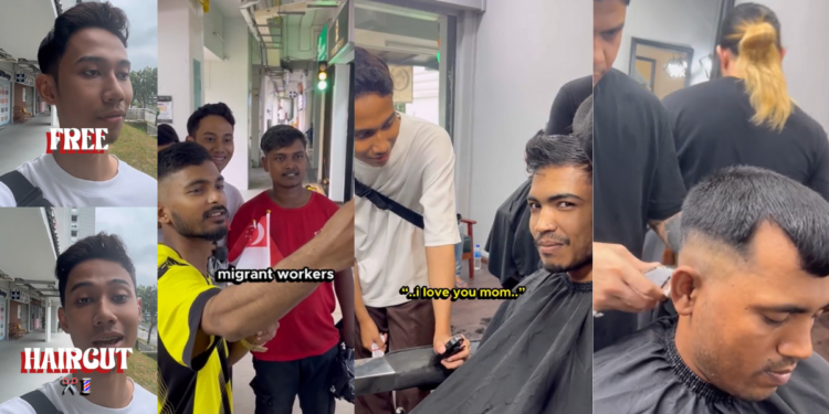 “Sometimes, we overlook migrant workers”—Singaporean Honors National Day with Free Haircuts