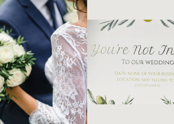 “You Are Not Invited” — Couple Sends Wedding Cards to Relatives