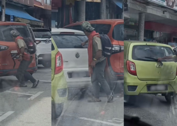 Foreign Man, 25, Arrested After Breaking Wipers of Multiple Cars in Johor