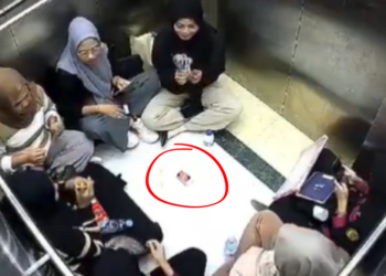 Indonesian Students Trapped in Lift Play UNO Instead of Panicking