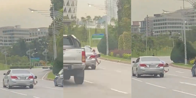 Man Hangs Out of Moving Car Window to Film Video, Sparks Safety Concerns