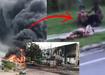 Massive Fire Breaks Out in Johor, Engulfs Four Factories