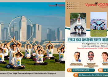 Vyasa Yoga Singapore Celebrates 25 Years of Wellness Excellence