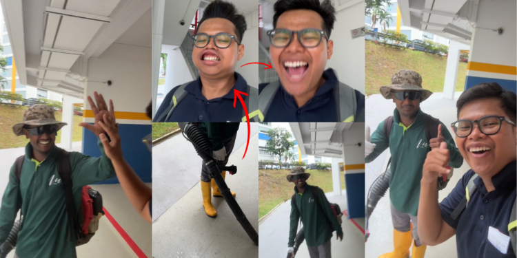 “Can you blow at me?” – Bangladeshi Worker and Singaporean Man Share Wholesome Moment