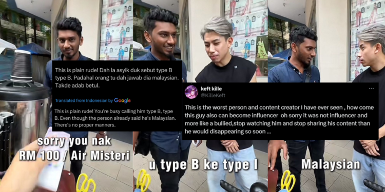 M’sian TikTok Creator Slammed for Mocking KL Tea Vendor with Rude Questions