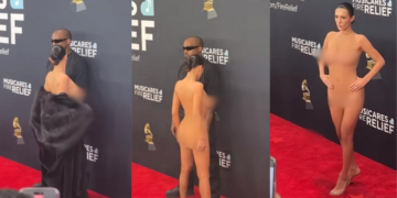 Nude Red Carpet Moment… Kanye’s Exit Fuels Debate: Did Bianca Censori Go Too Far?