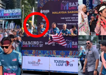 M’sia Prime Minister Anwar Ibrahim Playfully Honks Horn to Cut Emcee’s Long Speech at Malaysia Sarong Music Run 2025