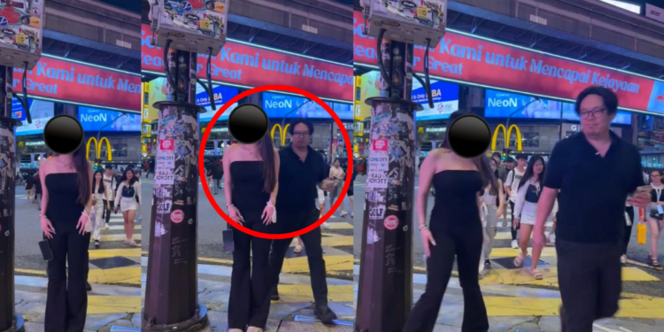 Man Allegedly Gropes Woman in KL’s Busy Street, Incident Caught on Live Photo