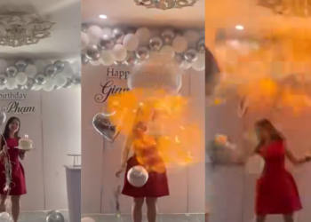 Vietnamese Woman Burned After Hydrogen Balloon Explodes at Birthday Party