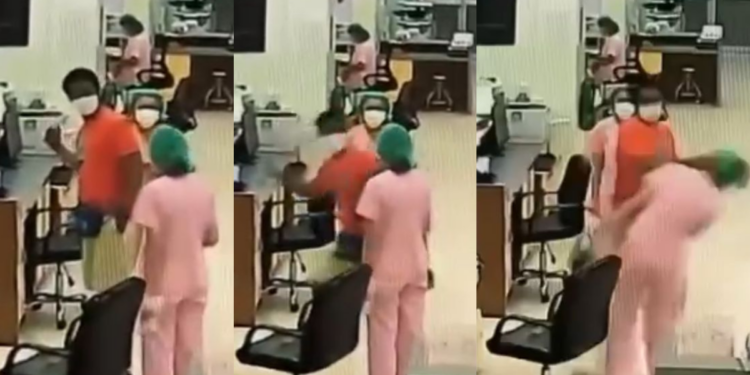 Thai Man Slaps Nurse After His Daughter Was Denied ICU Visit to See Grandmother