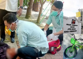 M’sian Woman Injured After a Bicycle Thrown From the 12th Floor Fell on Her; Received 5 Stitches to Her Head