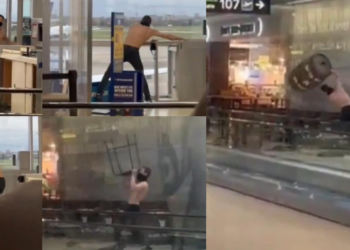 Drunk Shirtless Man Trashes Dublin Airport Gate After Missing His Flight; Gets 10-Year Ban from Airline