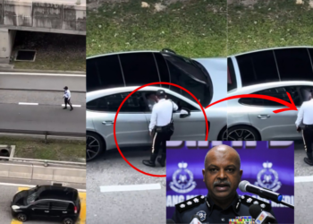 M’sian Traffic Cop Caught on Video Allegedly Taking Bribe, Police Investigations Underway