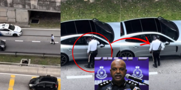 M’sian Traffic Cop Caught on Video Allegedly Taking Bribe, Police Investigations Underway