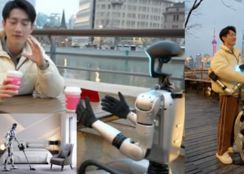 Man Rents Humanoid Robot to Do House Chores and Keep Him Company