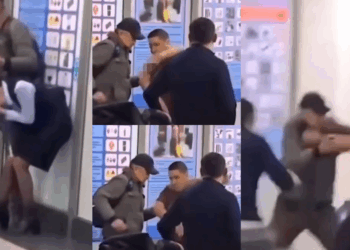 “Take Me Instead”: Former Boxer Risks Life to Save Airport Security Officer from Knife Attacker
