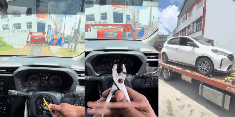 Steering Wheel Stolen, Tow Truck Worker Used Pliers to Drive Car